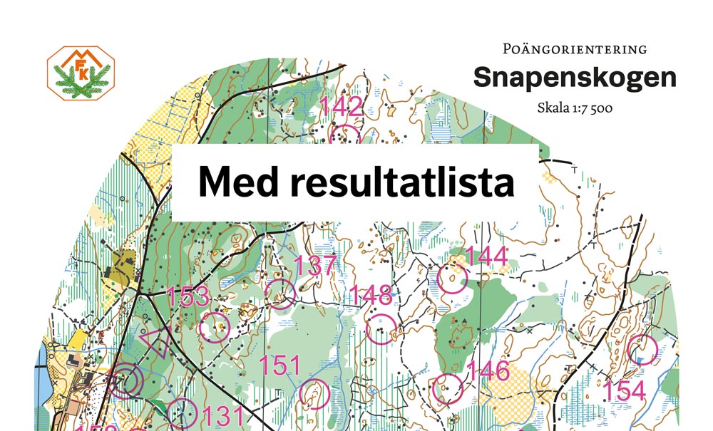 image: Säsongsavslutning med Poängorientering