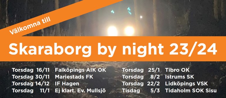 image: Skaraborg by Night, 30 november Snapen + hela schemat